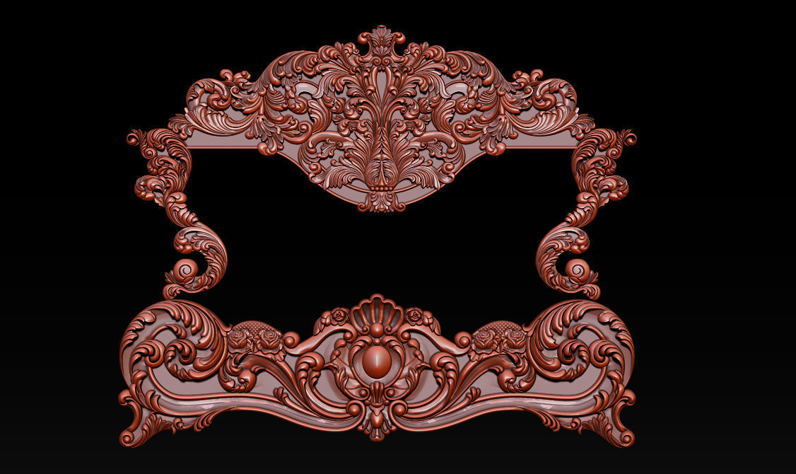 Collection Beds Design Making On CNC Wood Router Machine _38