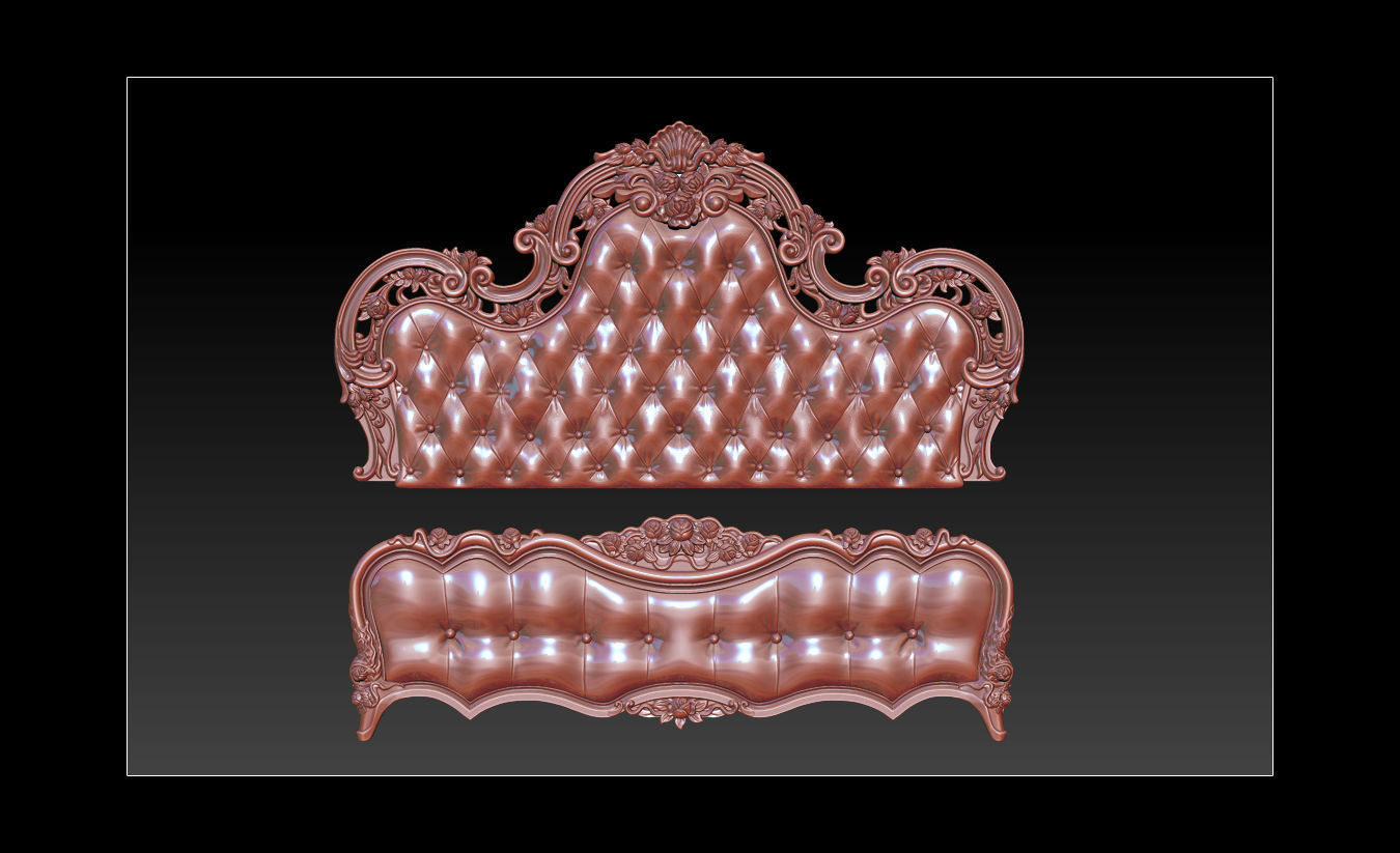 Collection Beds Design Making On CNC Wood Router Machine _42