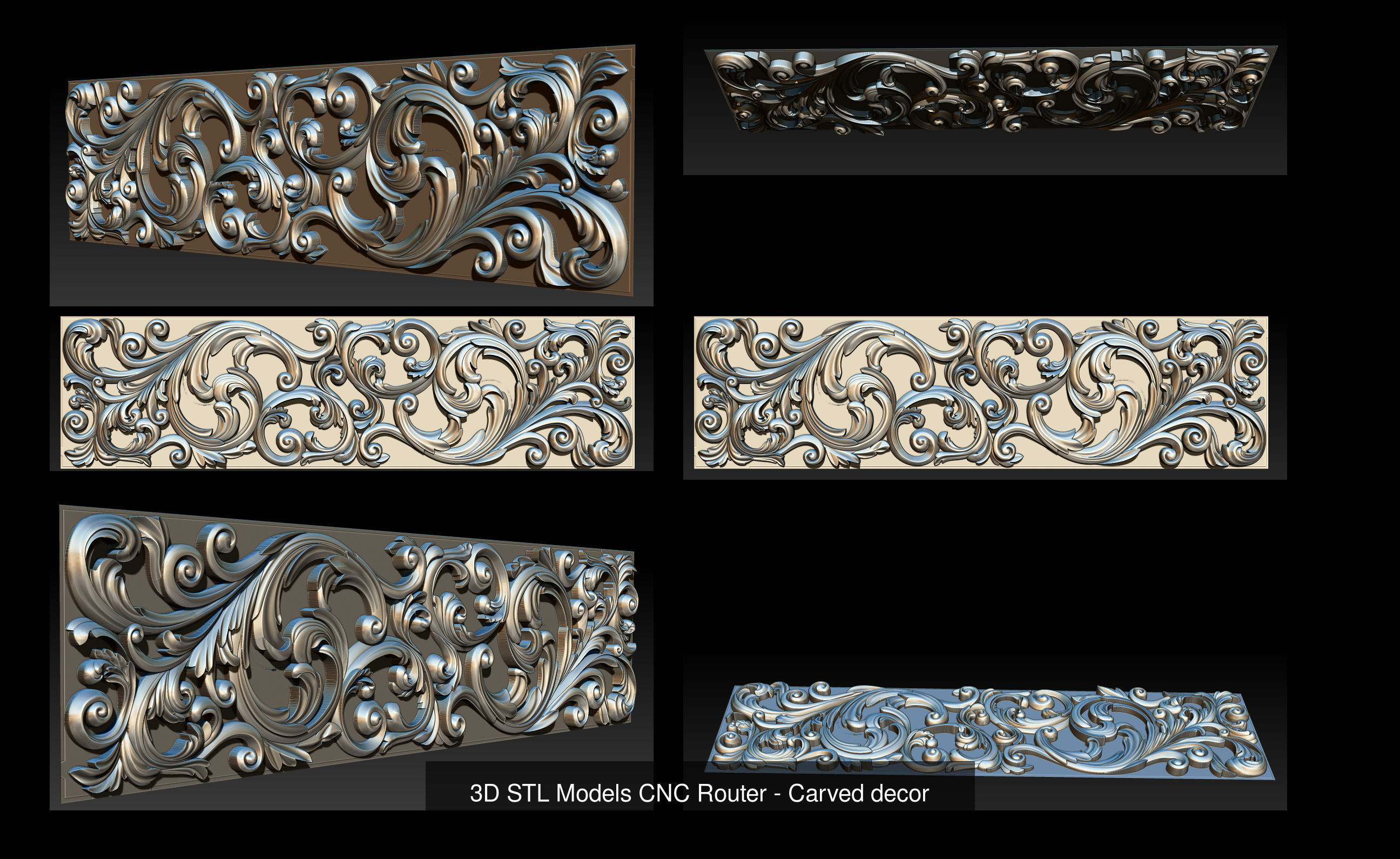 Collection Beds Design Making On CNC Wood Router Machine _37