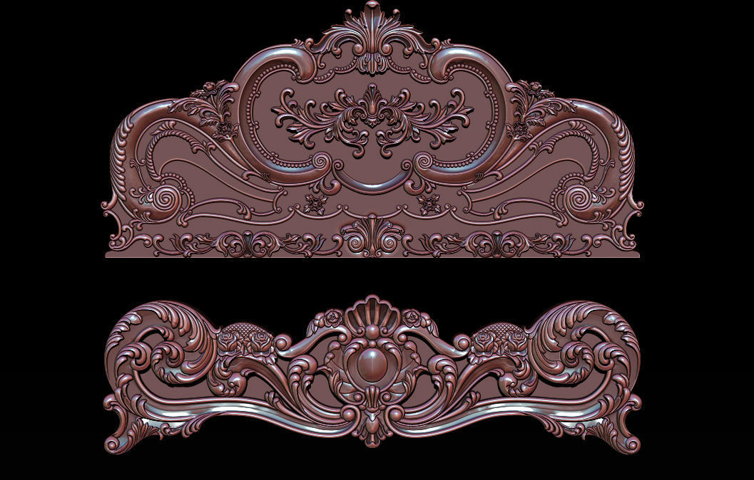 Collection Beds Design Making On CNC Wood Router Machine _49