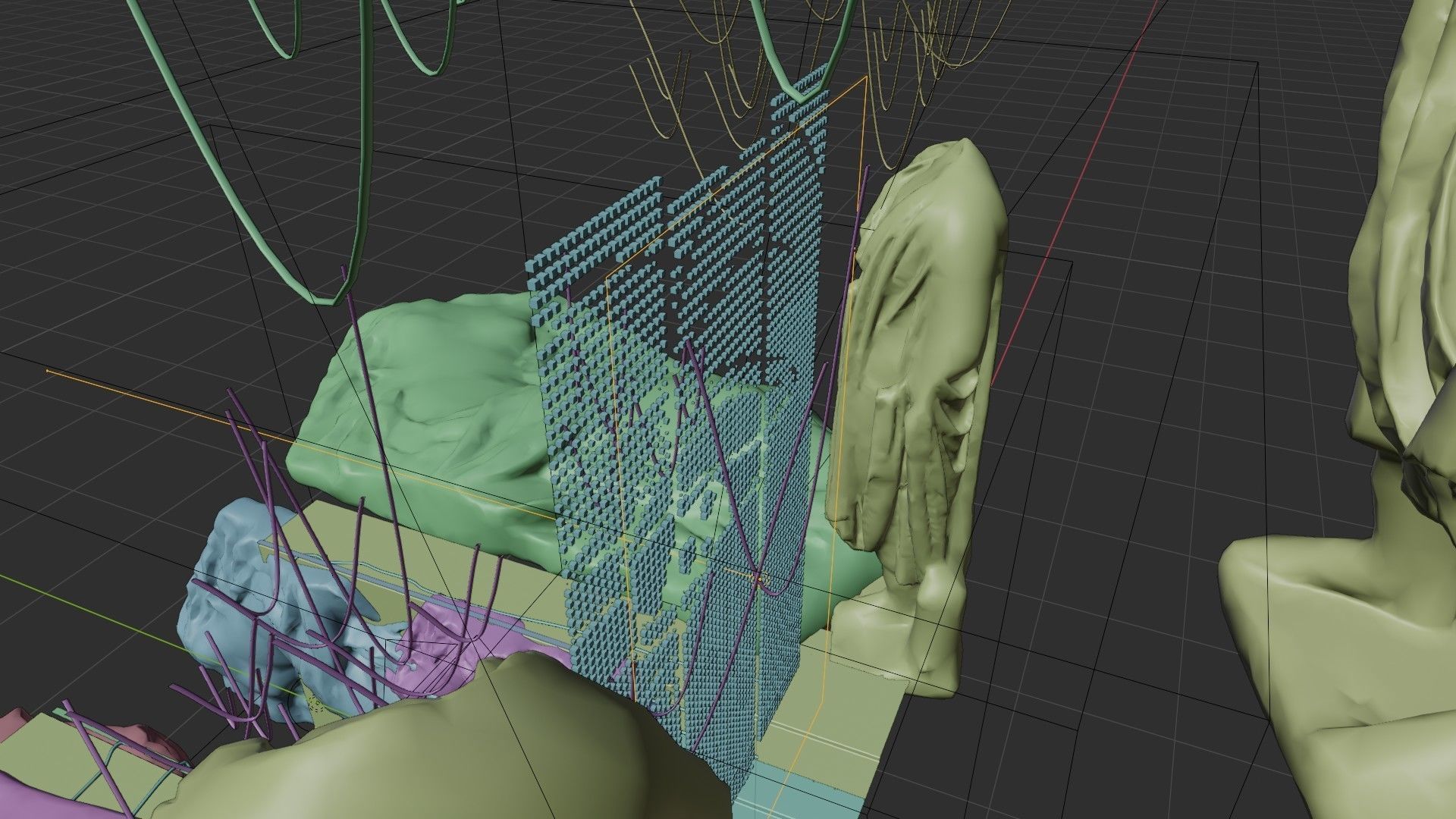 epic blender Instagram art scene 3D model_8