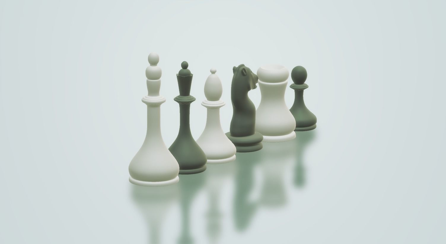 Elegant and Fancy Chess Pieces 3d printable 3D print model_6