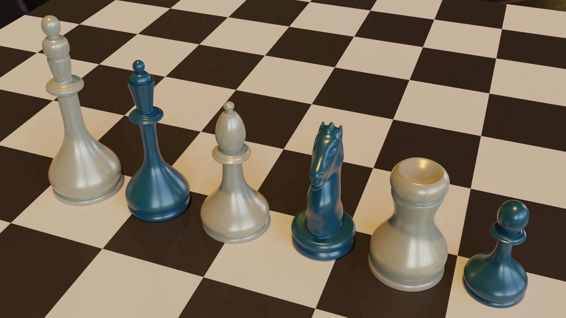 Elegant and Fancy Chess Pieces 3d printable 3D print model_2