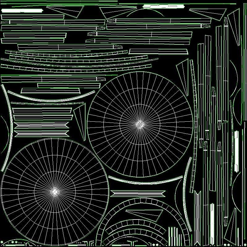 Hudson Pub Table walnut Low-poly 3D model_6