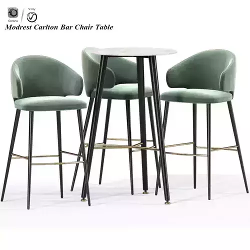 Modrest Carlton Bar Chair Table