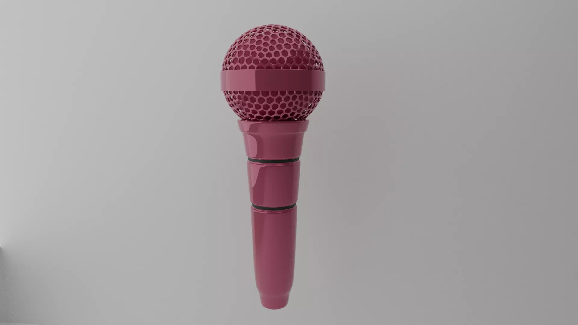 Microphone cartoon 3D print model_0