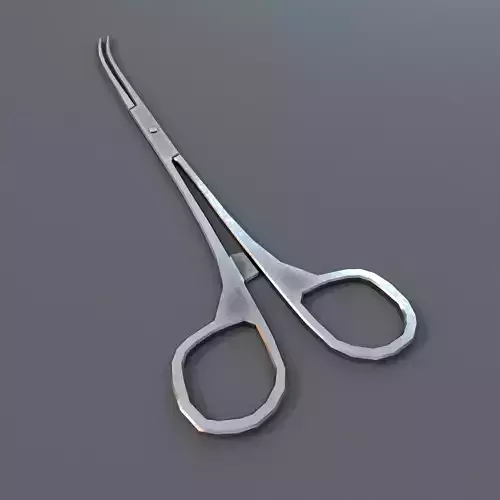 forceps scissors 3D model