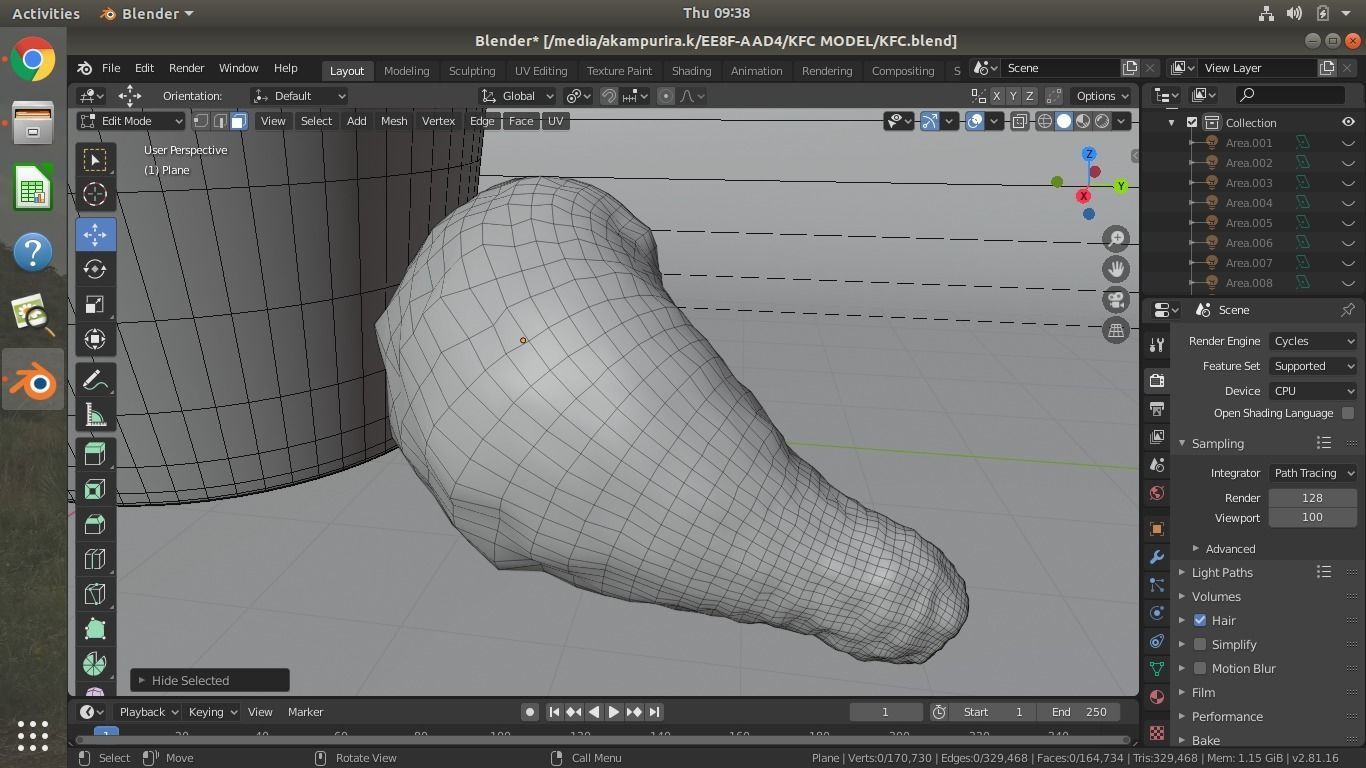 KFC FRIES AND CHICKEN 3D model_8