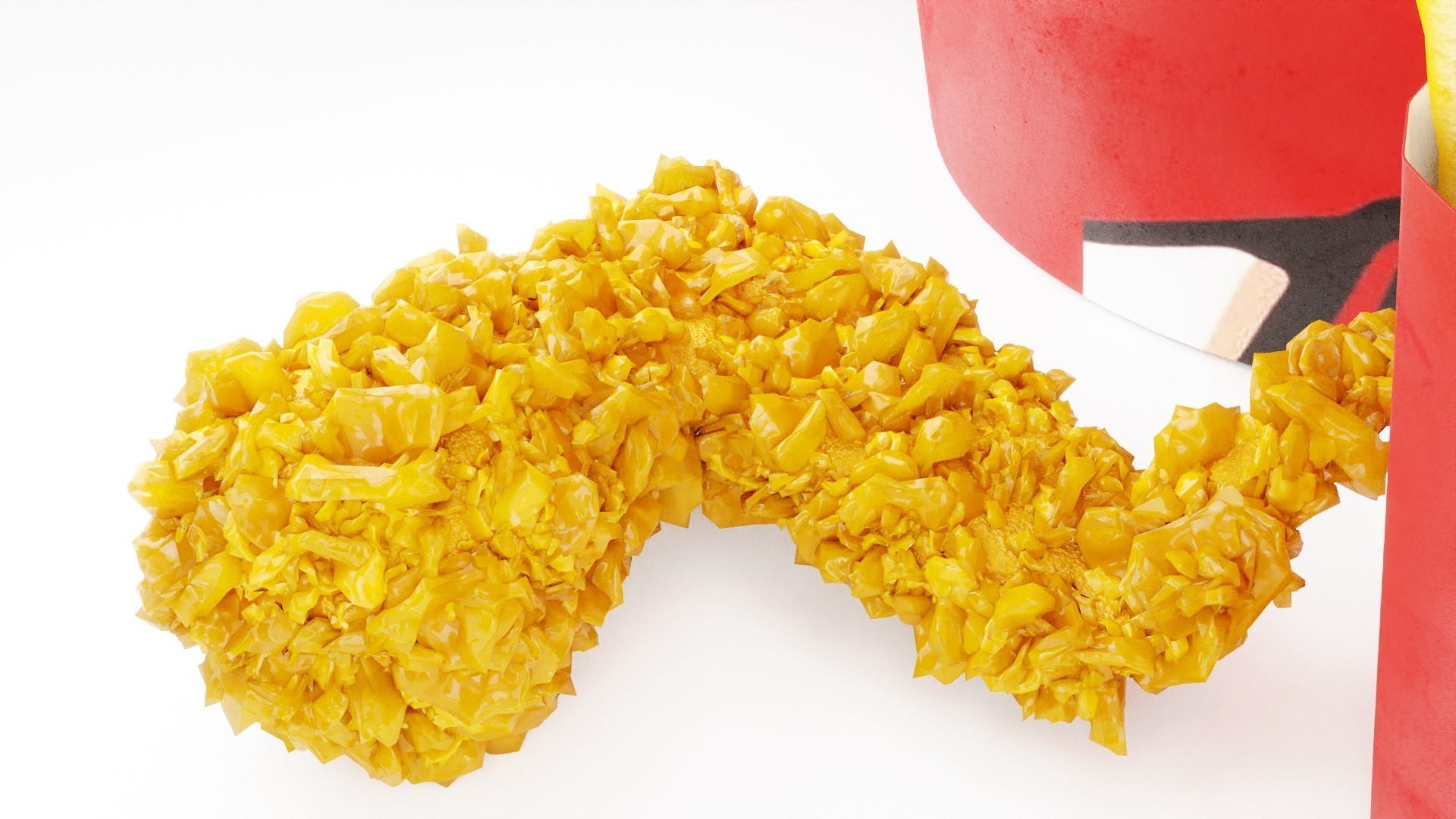 KFC FRIES AND CHICKEN 3D model_7