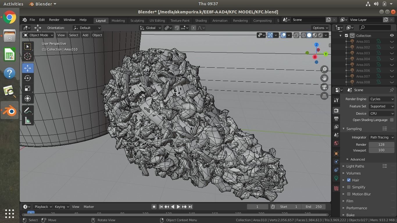 KFC FRIES AND CHICKEN 3D model_9