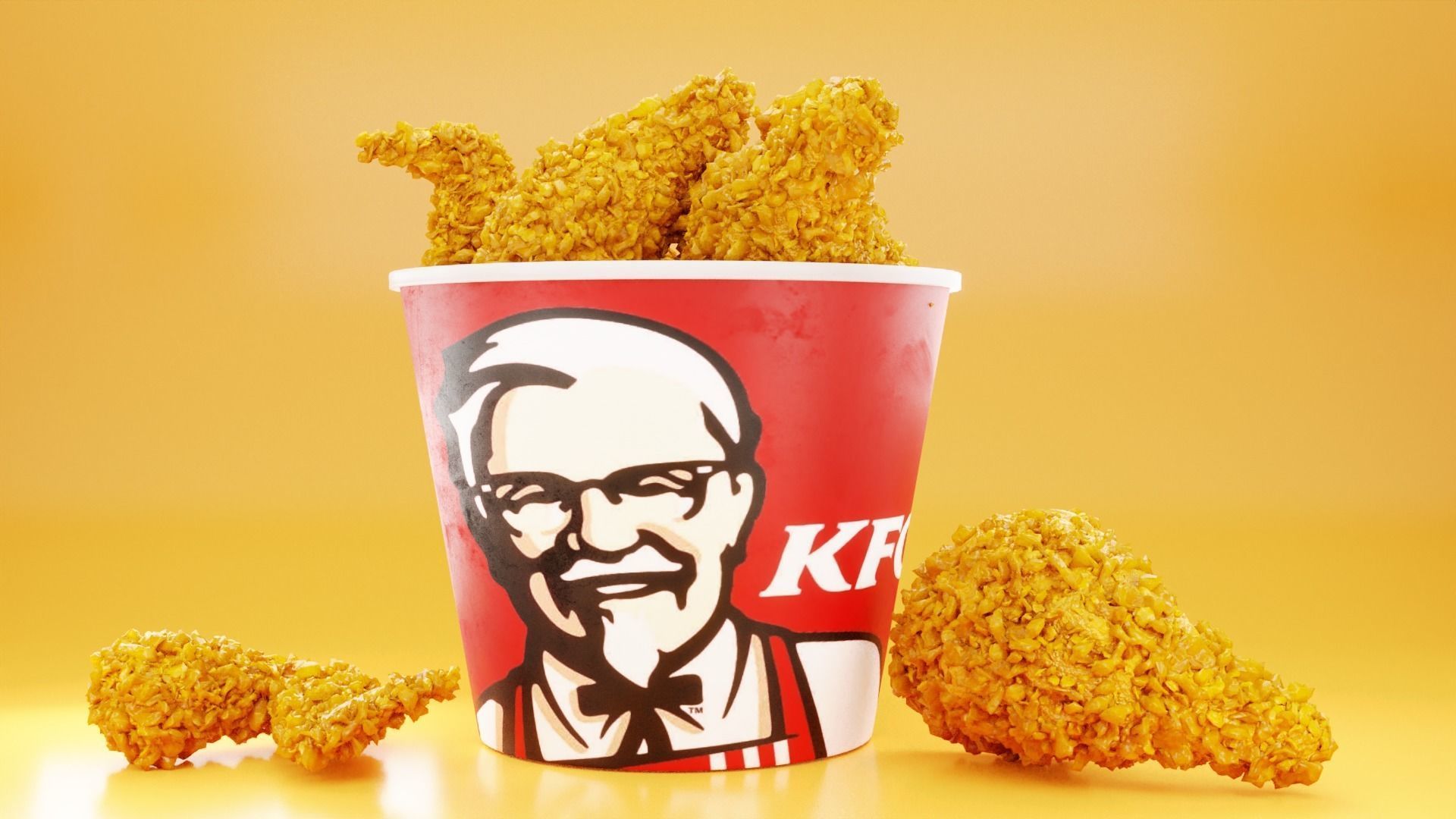 KFC FRIES AND CHICKEN 3D model_3