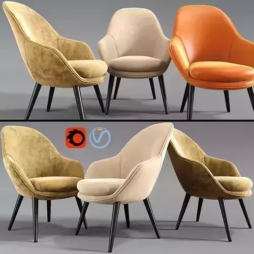 Modern Beige Armchair