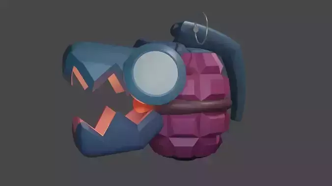 Grenade FLAME CHOMPERS  jinx league of legends wild rift cosplay