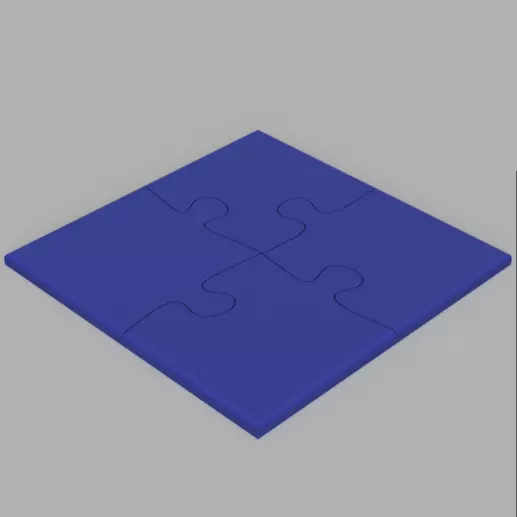 PUZZLE COASTER 3D print model_0