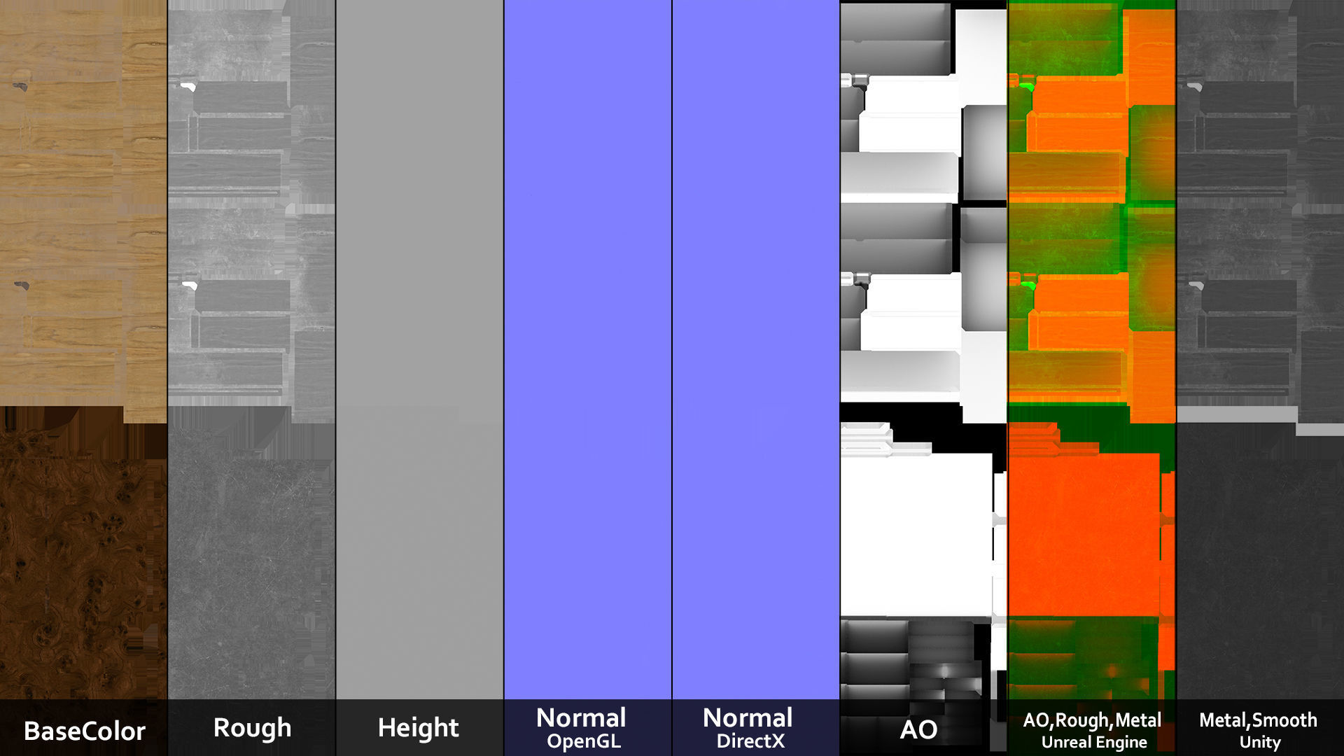Japanese folk art chest of drawer 3D model_19