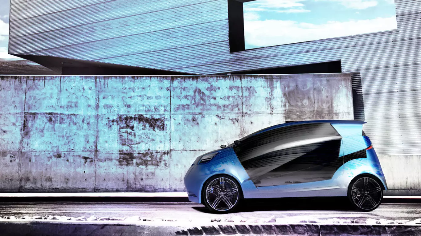 Hatchback Car 3D model_0