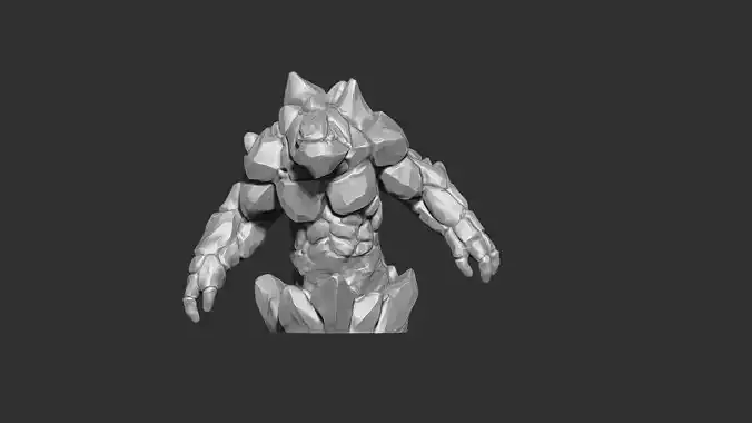 Earth Elemental 3D print model