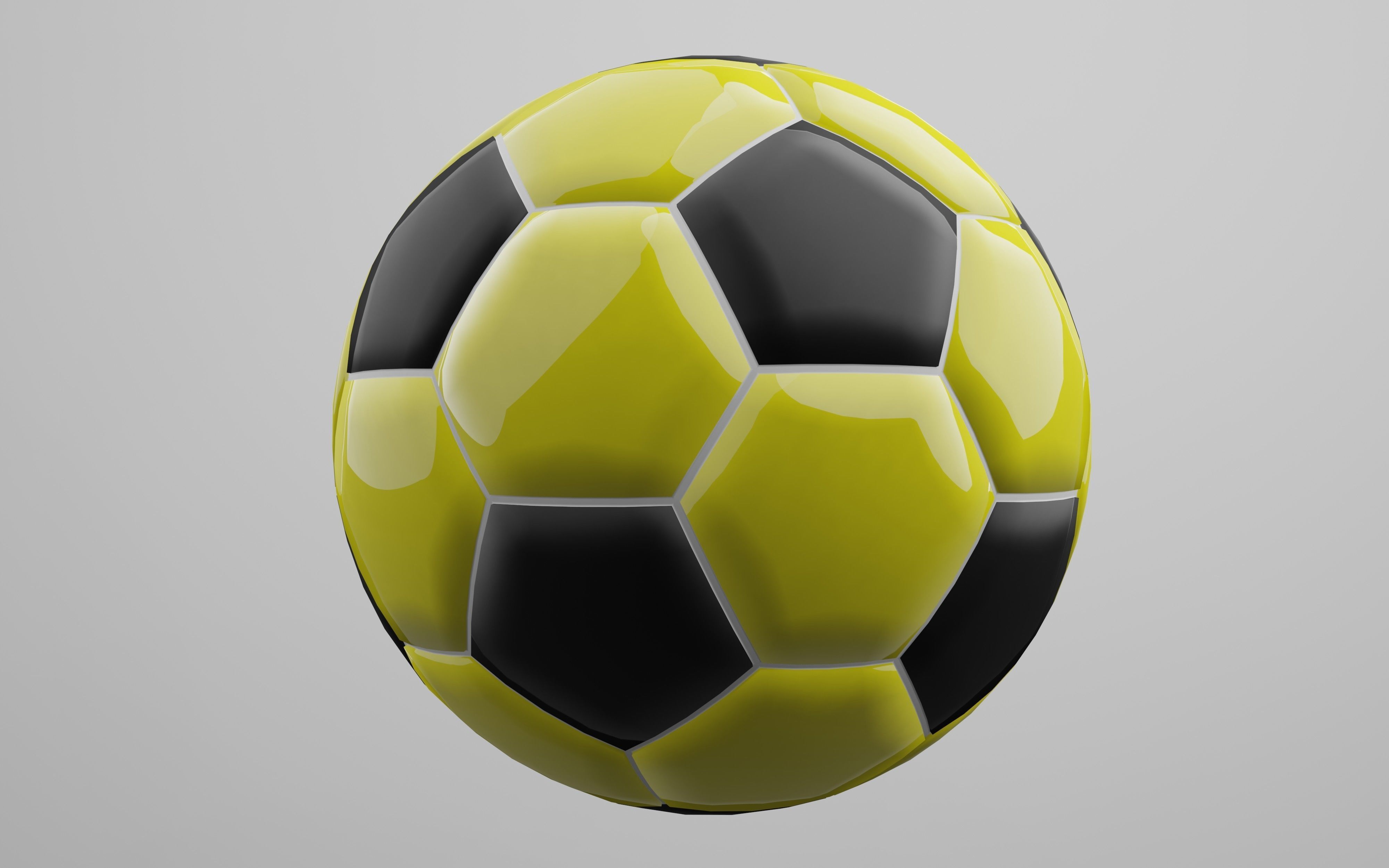 Soccer ball model 3D print model_2