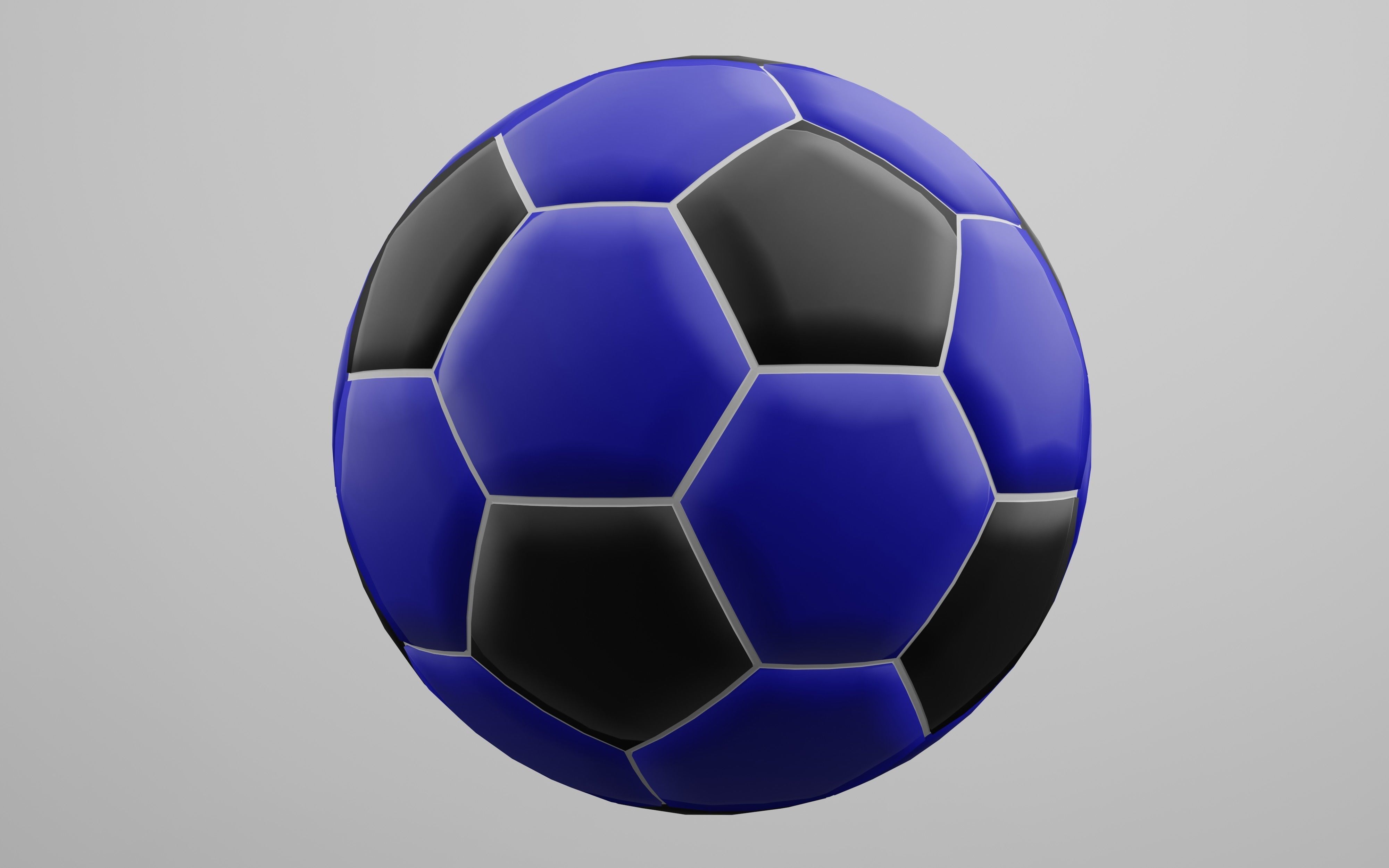 Soccer ball model 3D print model_1