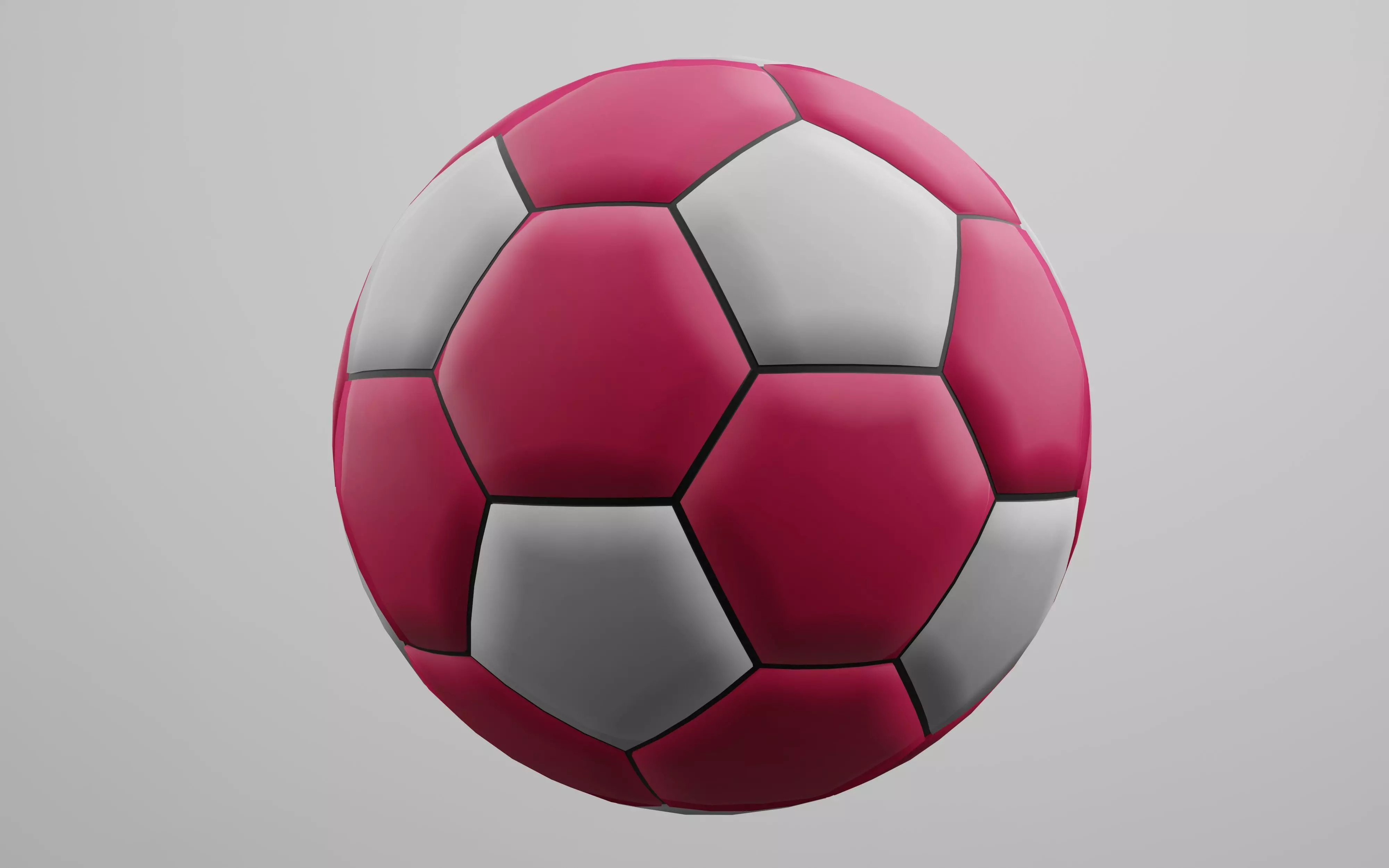 Soccer ball model 3D print model_0