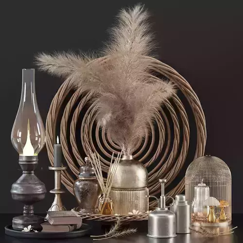 decorative set 13 3D model