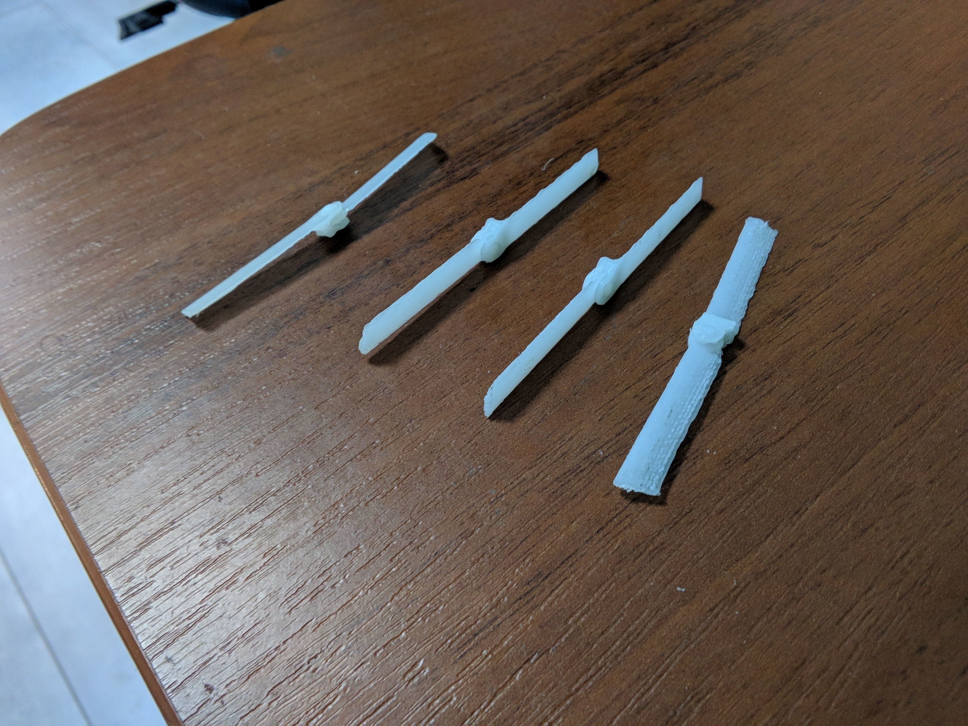 Model airplane hinges variants 3D print model_6