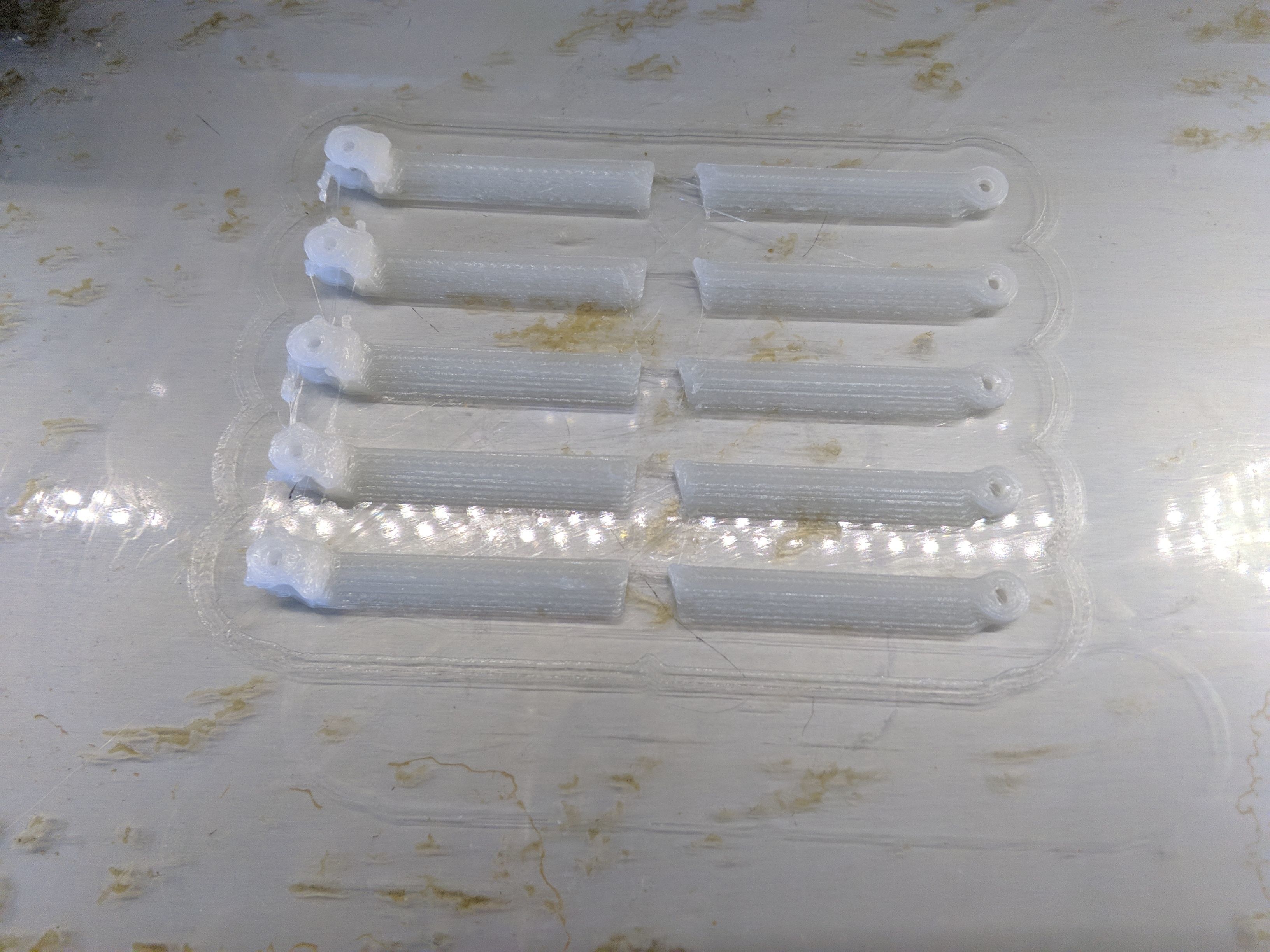 Model airplane hinges variants 3D print model_7