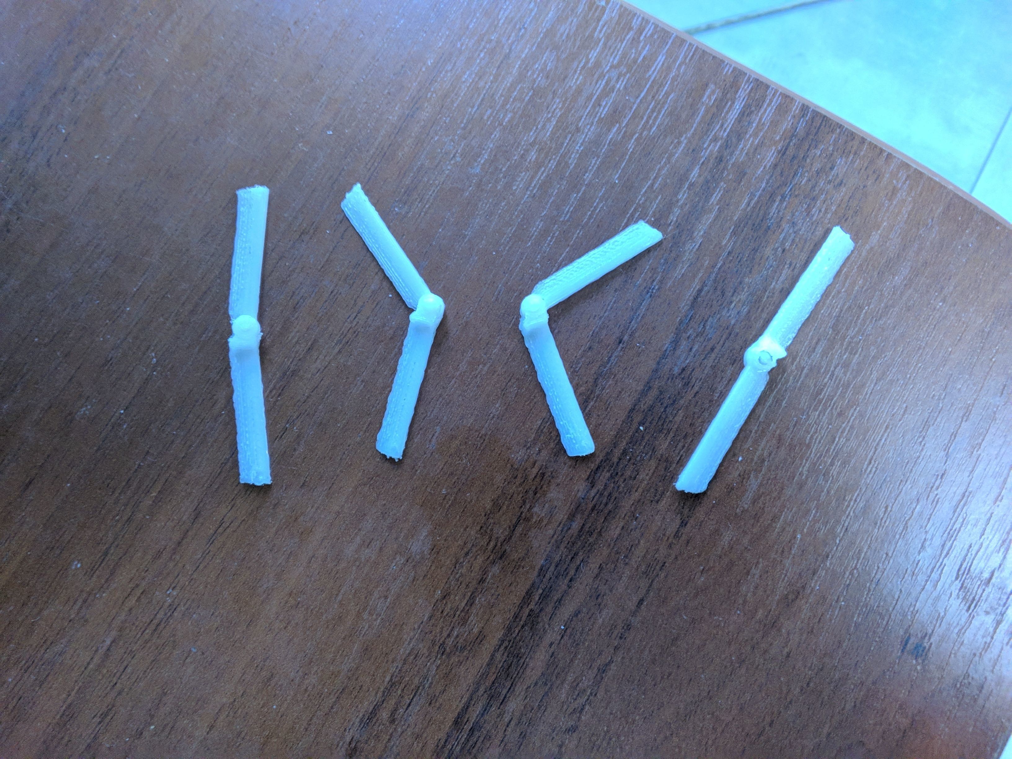 Model airplane hinges variants 3D print model_5