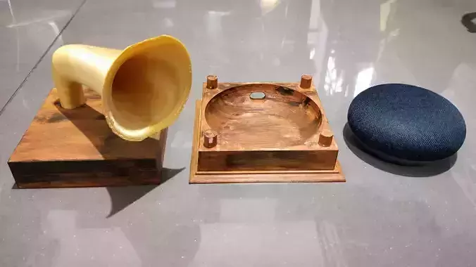 Google Mini Gramophone Housing