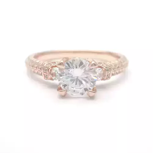 3DM Format Vintage diamond wedding ring