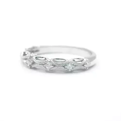 3DM Format Half eternity wedding band