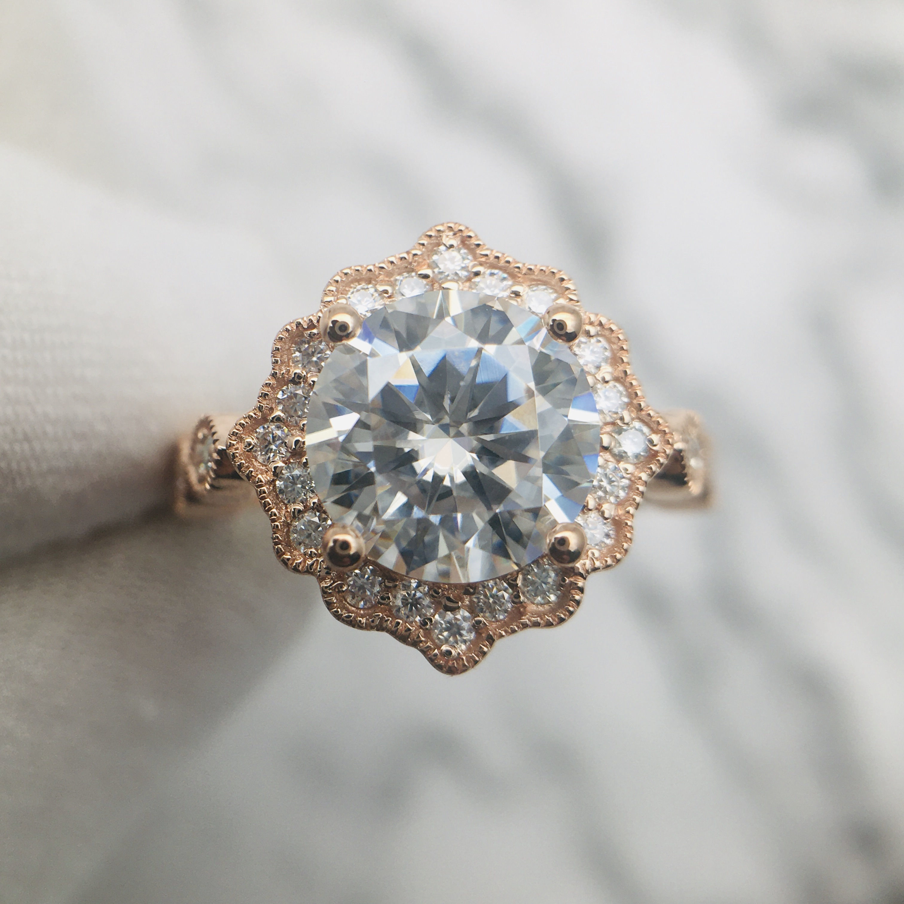 3DM Format Classic sunflower engagement ring for women 3D print model_7