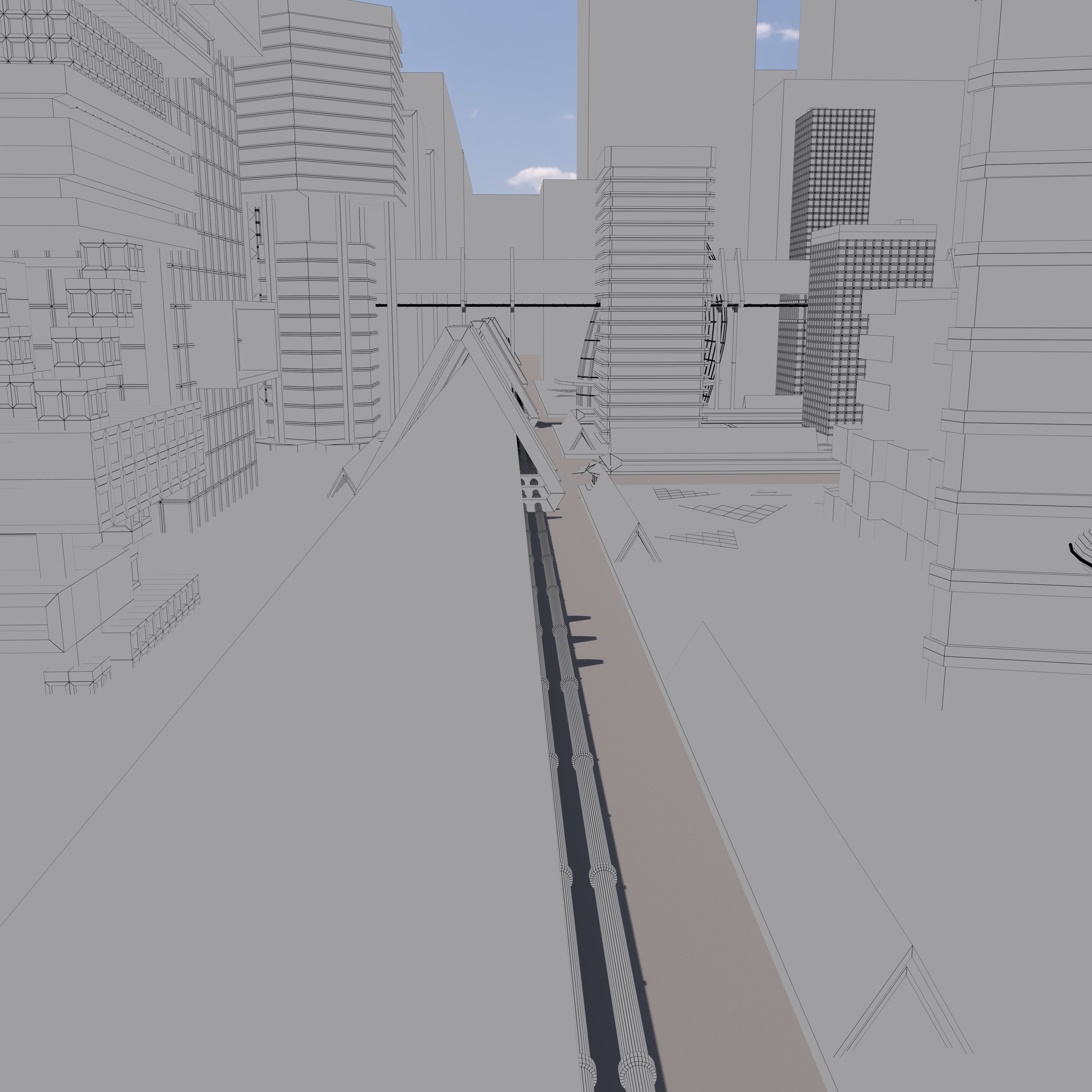 Future City Free 3D model_6