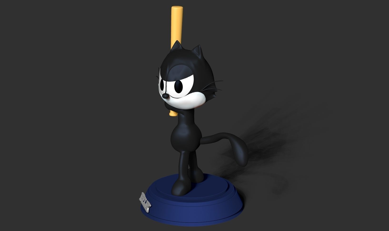Felix the Cat 3D print model_10
