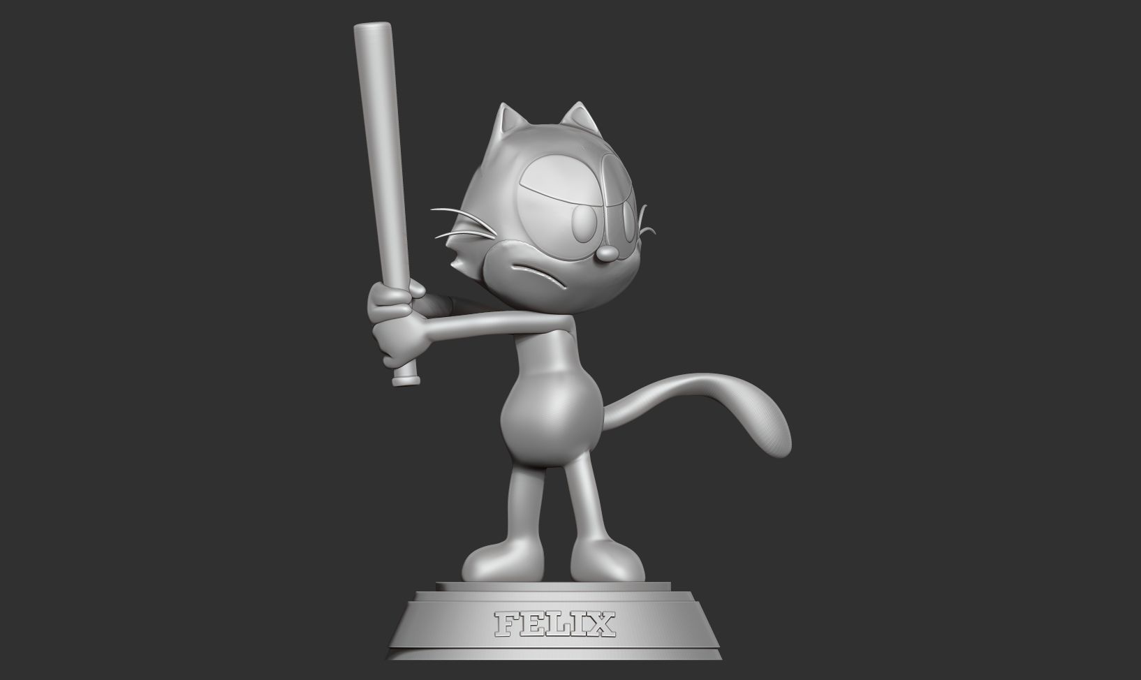 Felix the Cat 3D print model_9