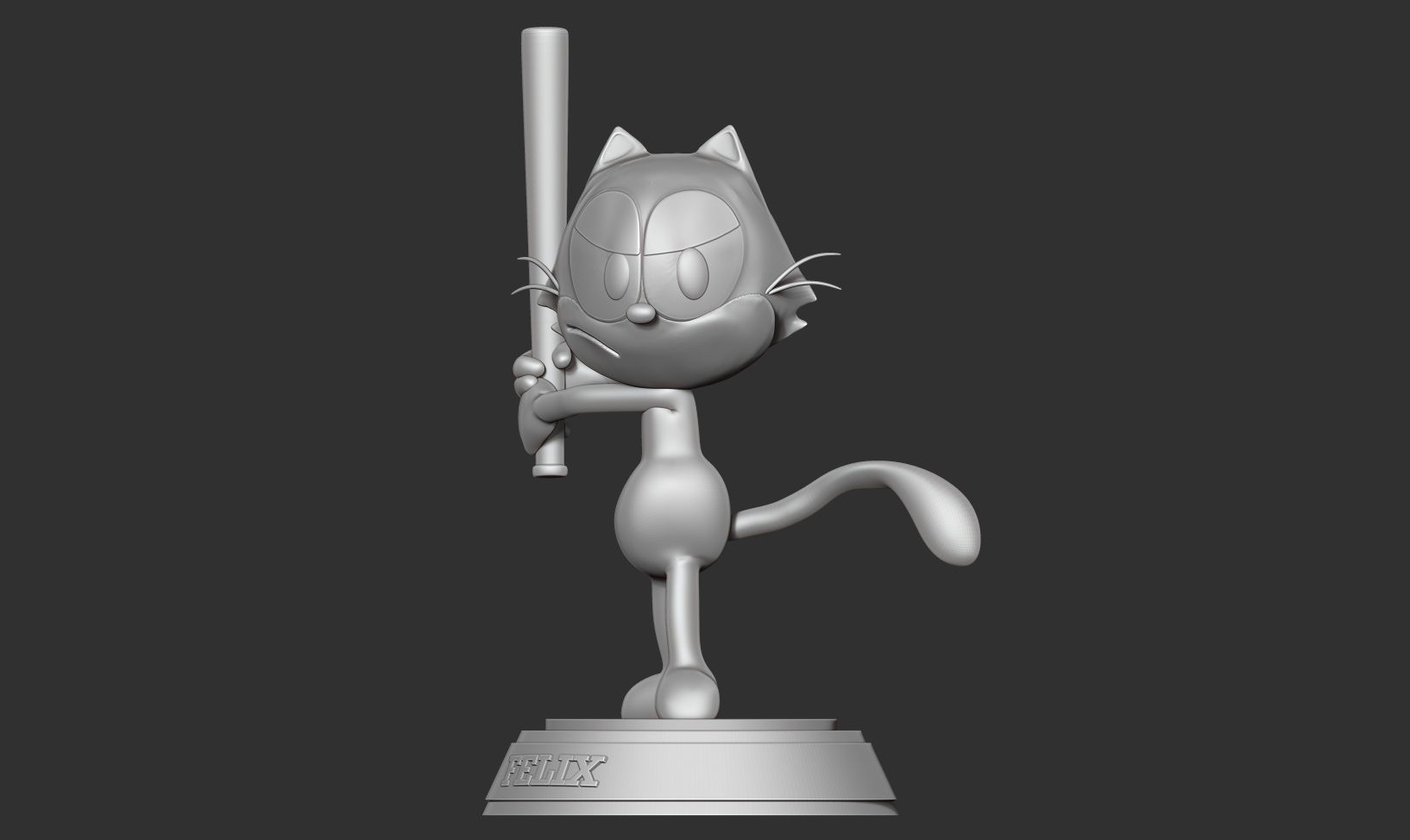 Felix the Cat 3D print model_8