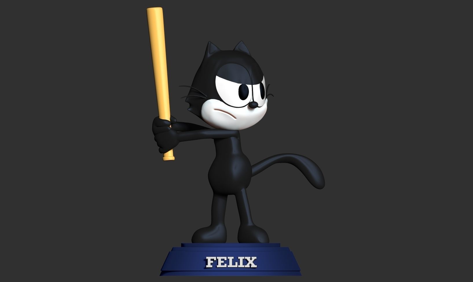 Felix the Cat 3D print model_5