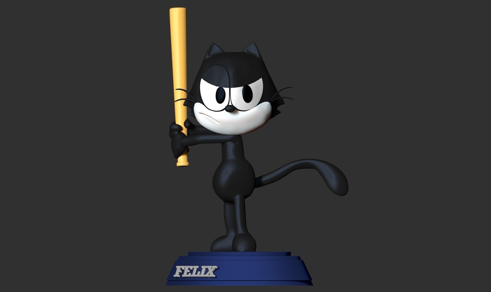Felix the Cat 3D print model_4