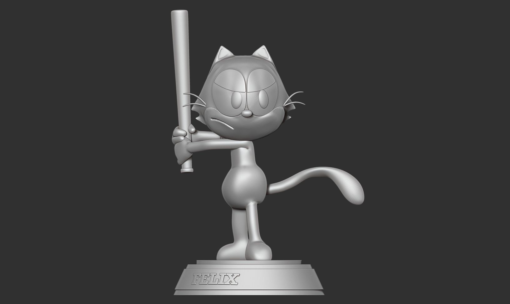 Felix the Cat 3D print model_6