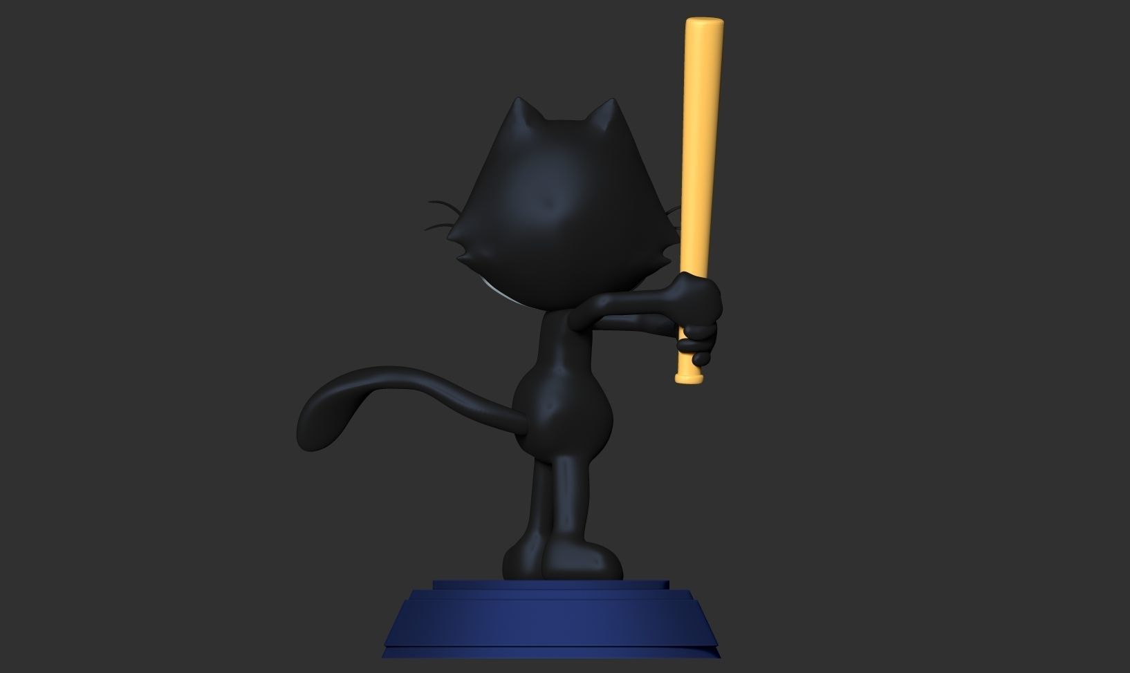 Felix the Cat 3D print model_16