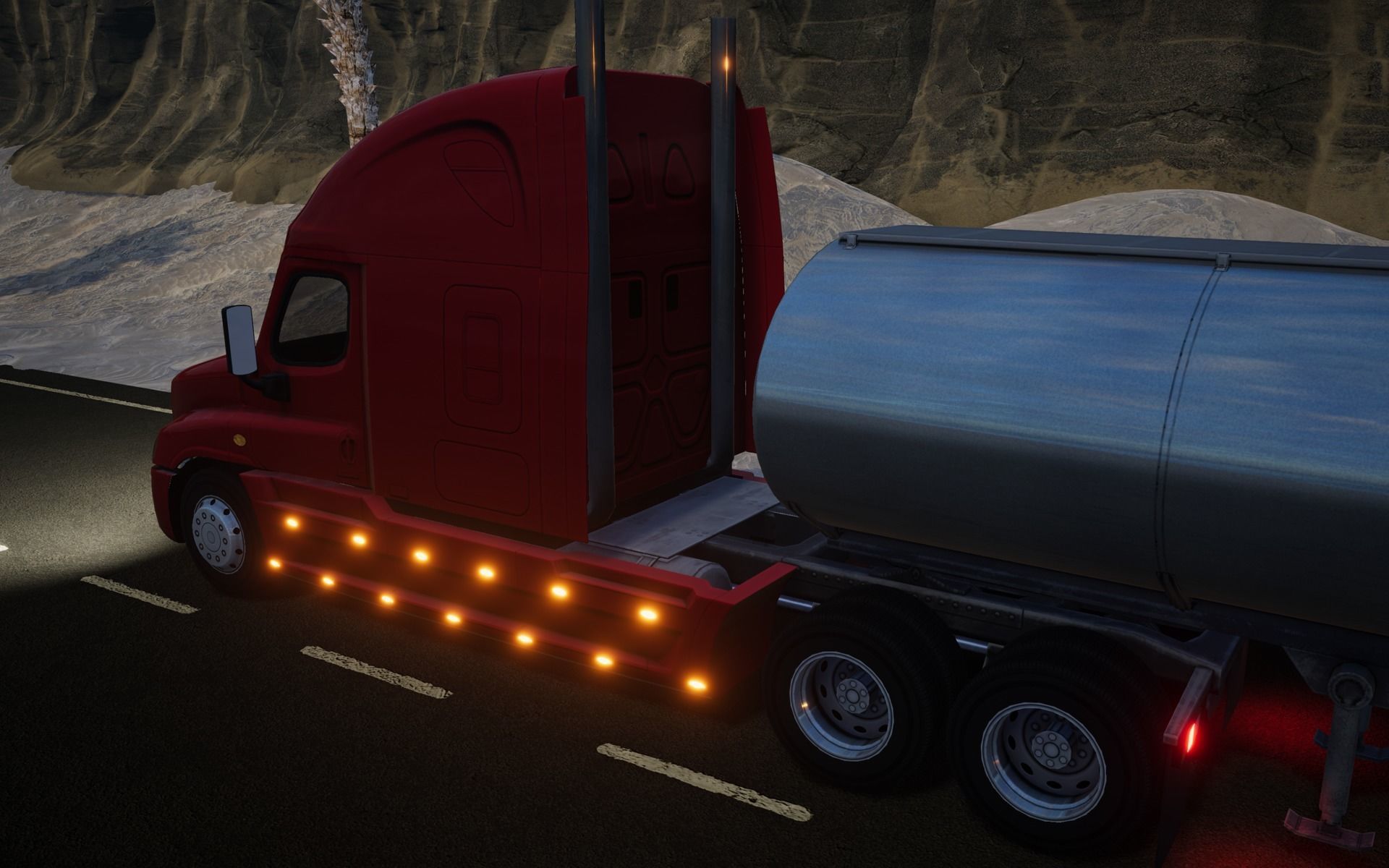 American Truck 1 and upgrades - Mobile Asset Low-poly 3D model_17