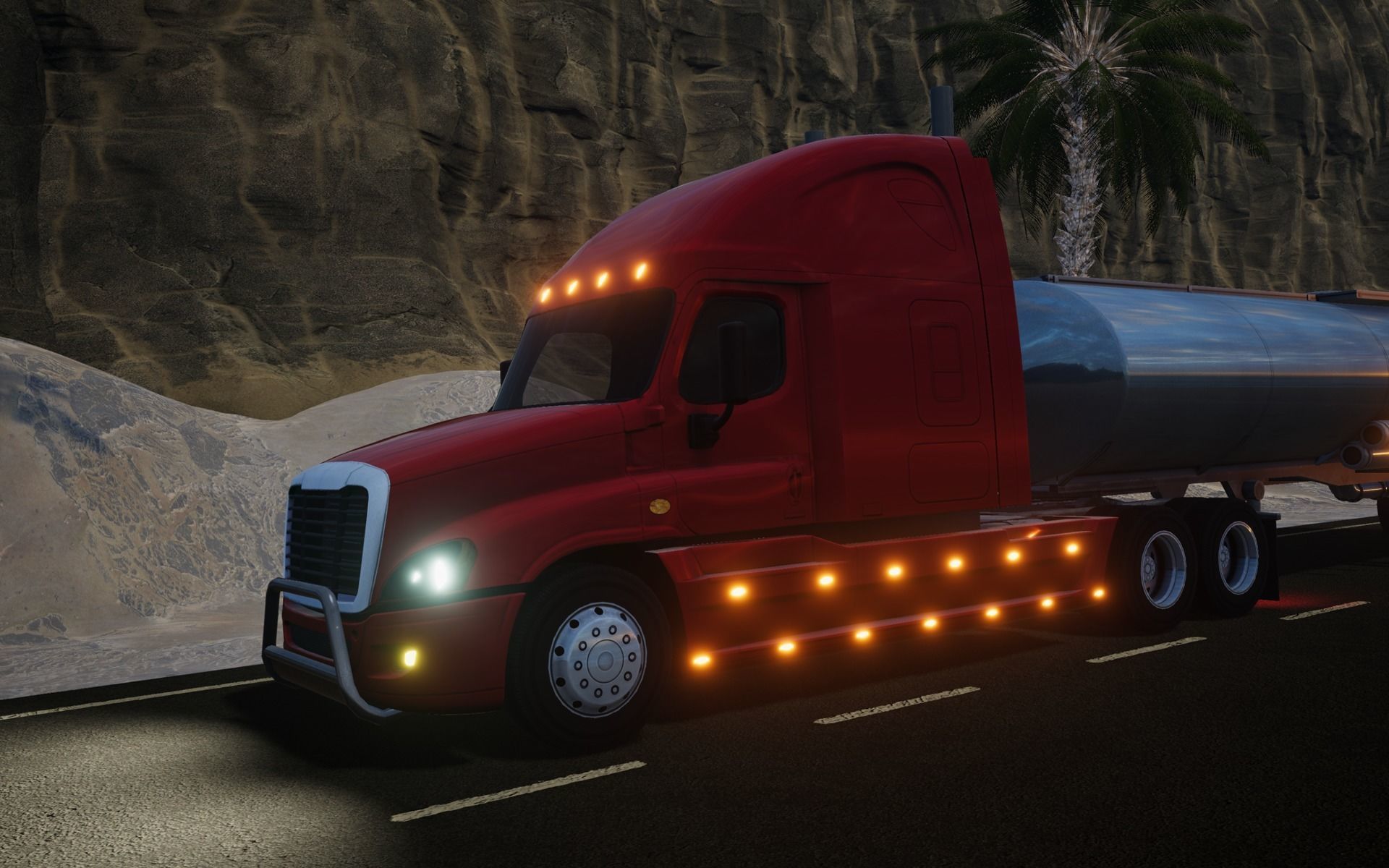 American Truck 1 and upgrades - Mobile Asset Low-poly 3D model_16