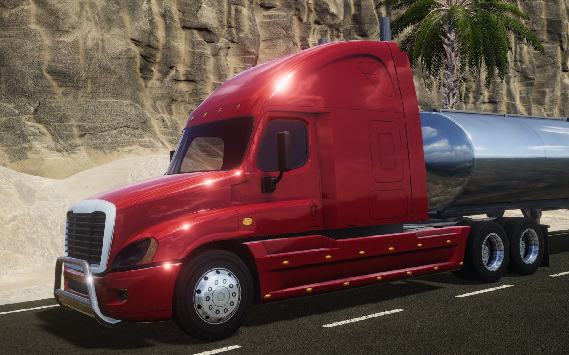 American Truck 1 and upgrades - Mobile Asset Low-poly 3D model_9