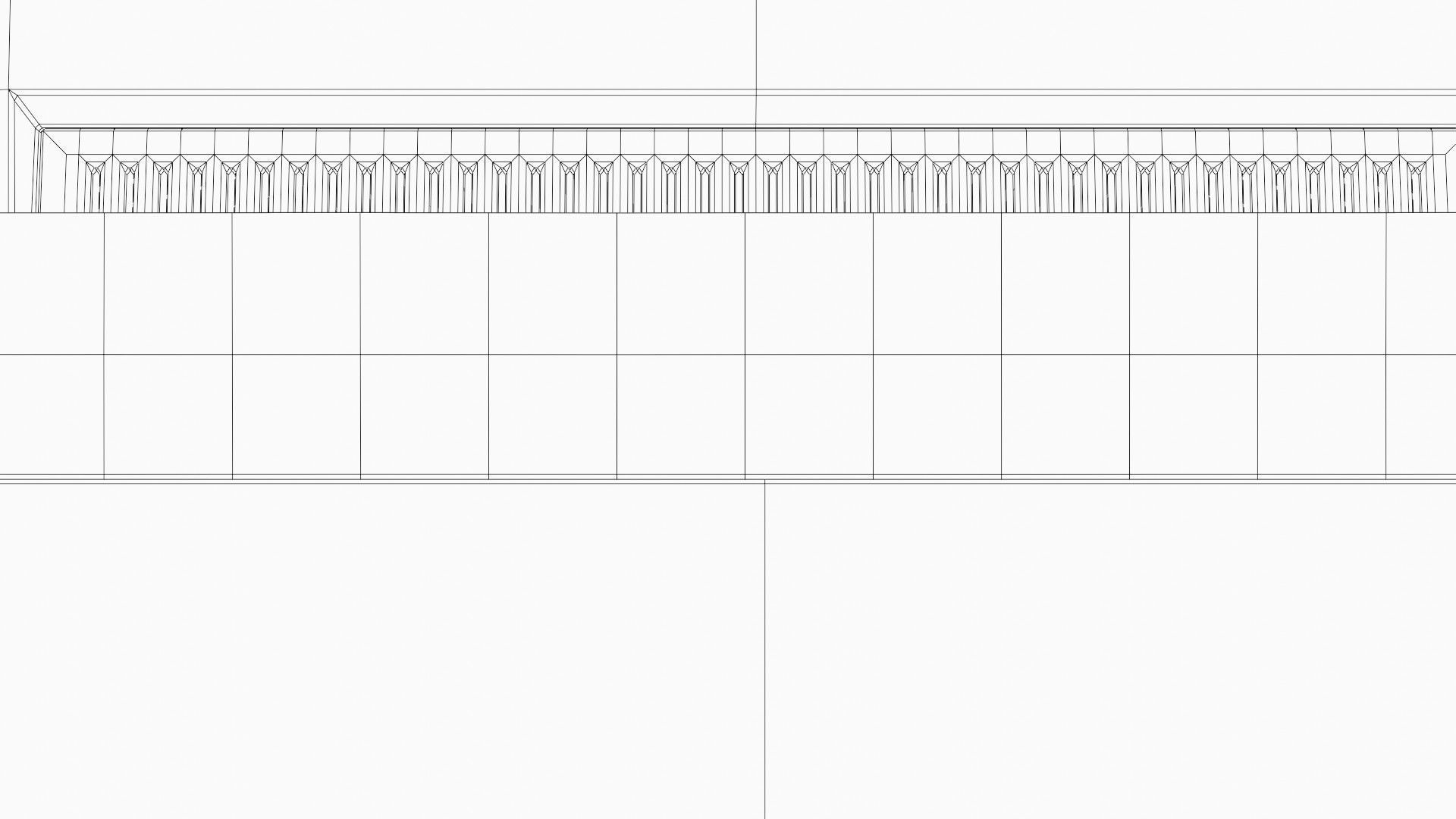 cotemporally fireplace  Low-poly 3D model_11