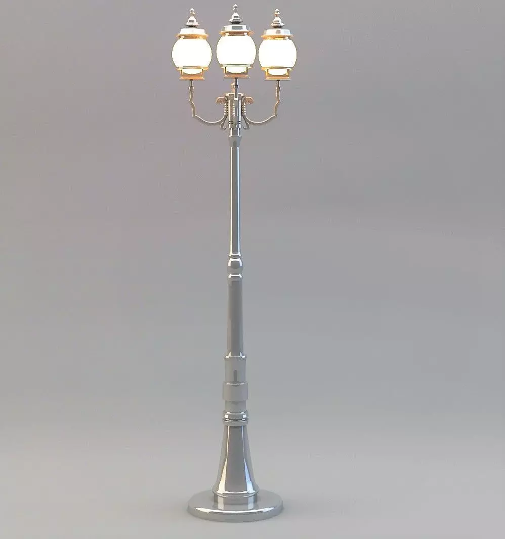 Modern Streat Light 3d Free 3D model