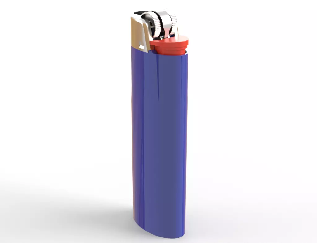 Bic Lighter Free 3D model