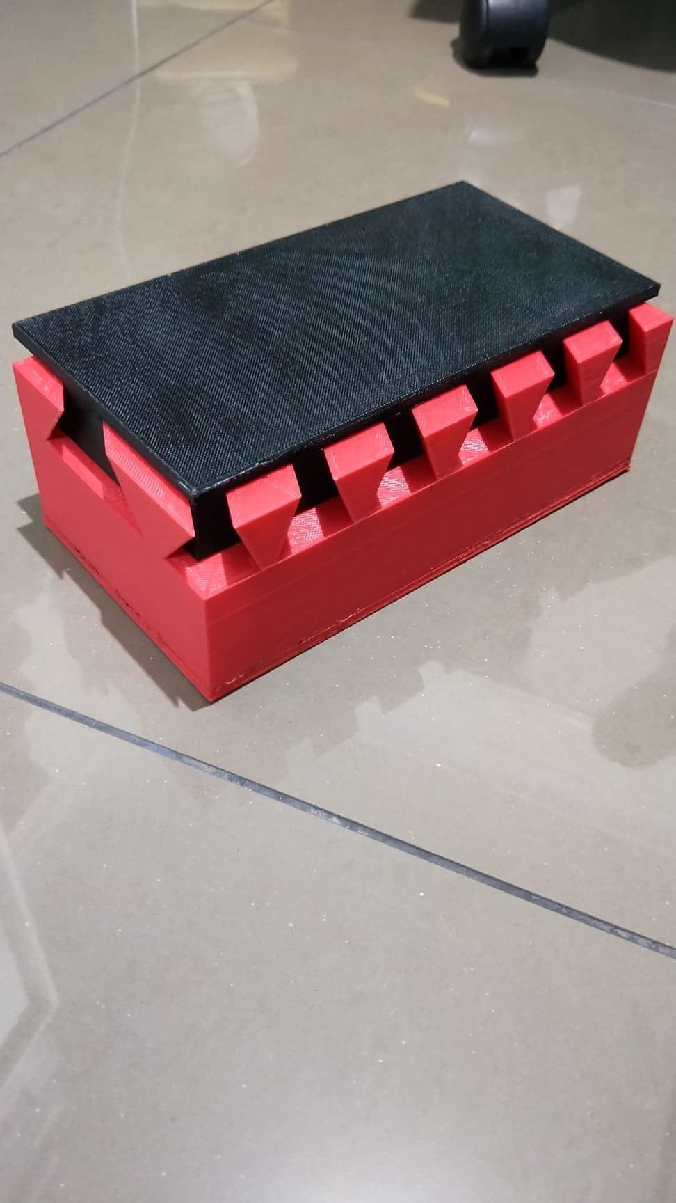 Impossible Dovetail Cash Box 3D print model_2
