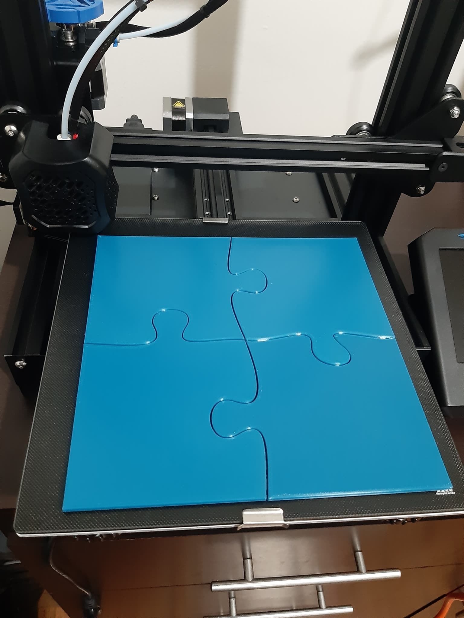 PUZZLE COASTER 3D print model_4