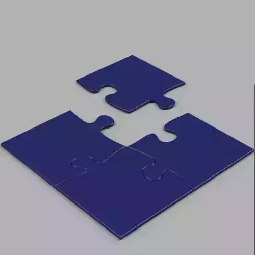 PUZZLE COASTER 3D print model