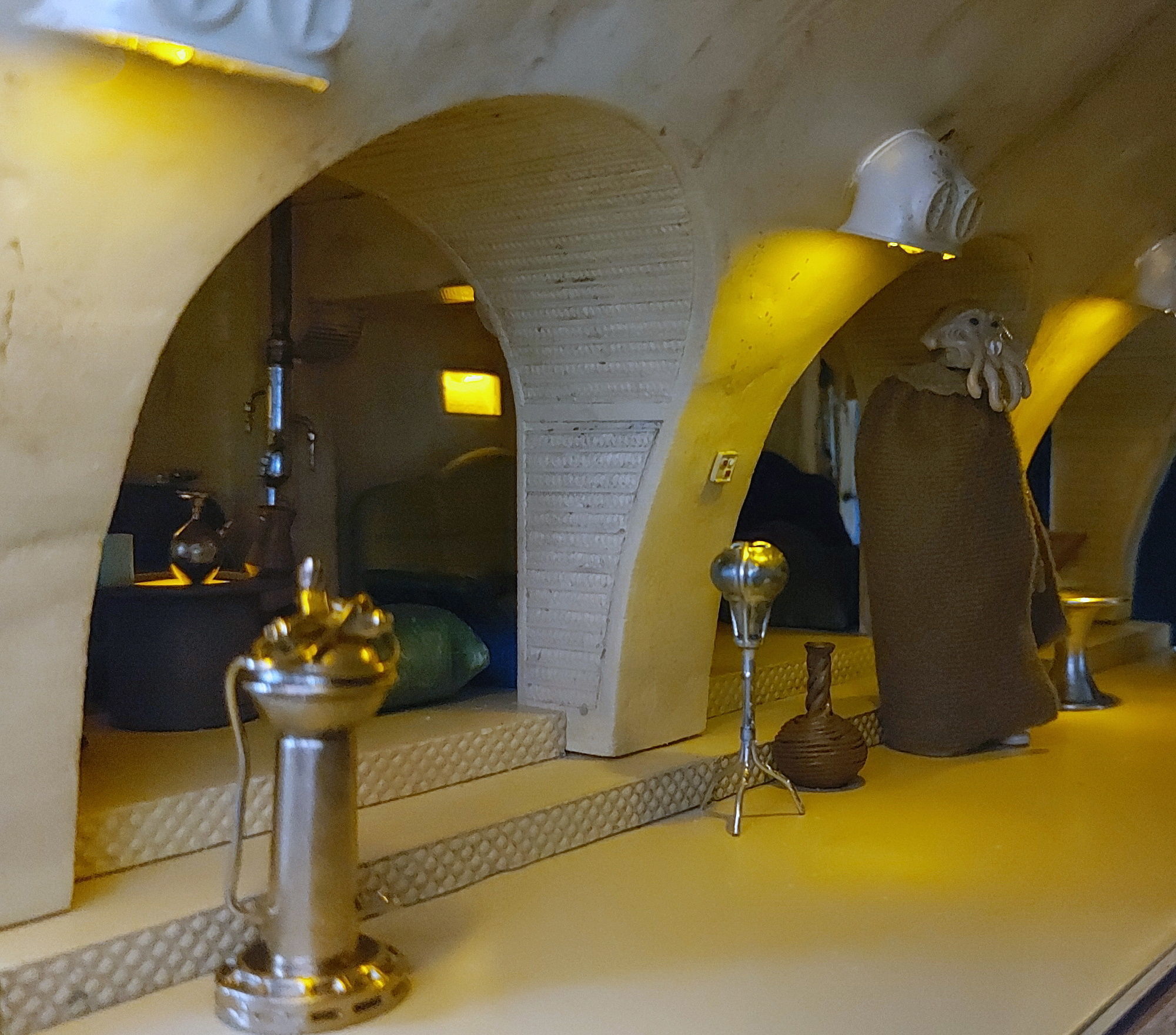 Jabbas Throne Room - Set 3 - Hangouts Area  1-18 scale Kenner 3D print model_27